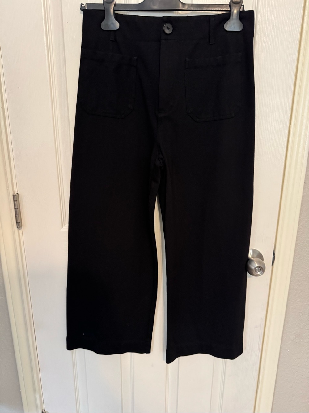 Womans JNY Black Wide Leg Pants 10